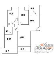 兴亚广场3室2厅2卫134㎡户型图