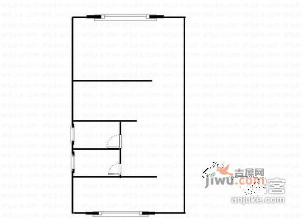 光华坊2室1厅1卫74㎡户型图