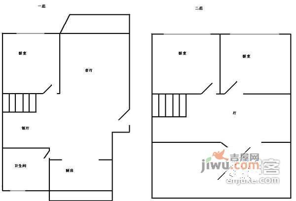 锦福公寓5室3厅2卫192㎡户型图