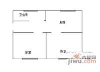 鞍山一村第三小区2室1厅1卫70㎡户型图