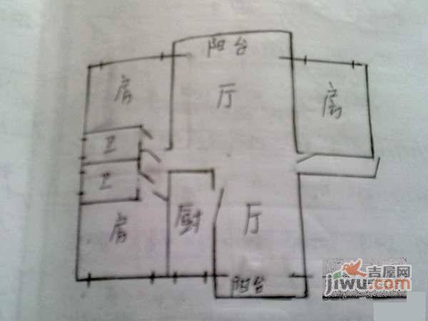 翔殷心秀3室2厅2卫143㎡户型图