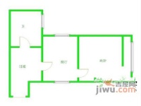 霍兰新村1室1厅1卫户型图