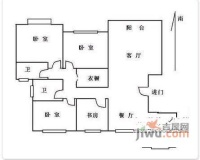 金源佳苑3室2厅2卫户型图