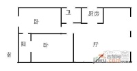 延吉新村2室1厅1卫68㎡户型图