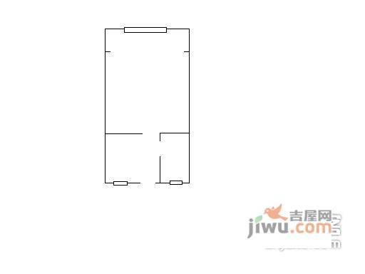 延吉四村1室0厅1卫35㎡户型图