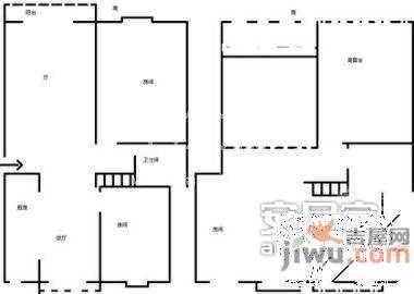 延吉二村3室1厅1卫71㎡户型图