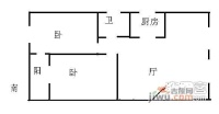 惠信苑2室2厅1卫98㎡户型图