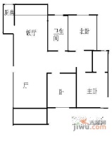 惠信苑3室2厅2卫120㎡户型图