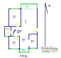 东茂家苑4室2厅2卫165㎡户型图