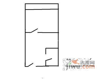 翔殷路491弄小区1室0厅1卫40㎡户型图