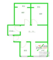 浣沙四村3室1厅1卫122㎡户型图