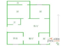 怡佳苑3室1厅1卫98㎡户型图