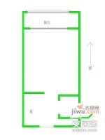 安图新村1室1厅1卫户型图