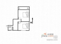 双辽新村2室0厅1卫48㎡户型图