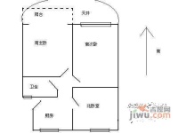 同济新村3室1厅1卫89㎡户型图