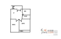城科大楼2室2厅1卫户型图