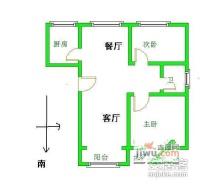 耀浦苑2室2厅2卫户型图