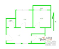 杨浦逸仙小区2室2厅1卫户型图