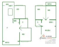 建设公寓4室2厅2卫165㎡户型图