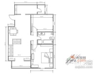 沪昌公寓2室1厅1卫62㎡户型图