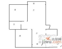 绿景家苑2室2厅1卫109㎡户型图