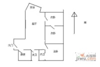 皇朝新城3室2厅2卫137㎡户型图
