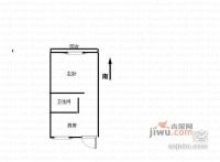 秦家弄小区1室0厅1卫33㎡户型图