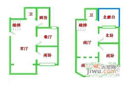 九州丽园4室2厅2卫130㎡户型图