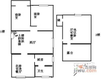 九州家园3室2厅1卫133㎡户型图