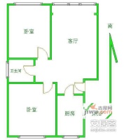 九州家园2室2厅1卫102㎡户型图