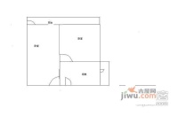 常华小区2室0厅1卫25㎡户型图