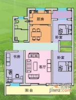 湖南路158弄公寓3室2厅2卫160㎡户型图