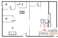 安福路洋房5室3厅4卫户型图