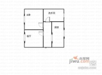 林肯公寓1室1厅1卫63㎡户型图