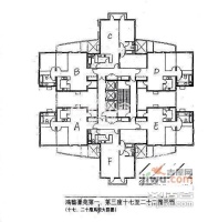 鸿艺豪苑4室3厅3卫248㎡户型图