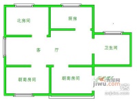 星秀苑3室1厅1卫110㎡户型图