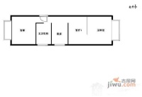 梅陇十村2室1厅1卫83㎡户型图