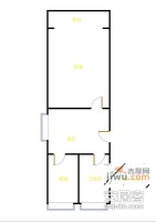 梅陇十村1室1厅1卫65㎡户型图