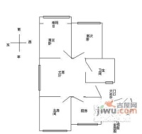 春华苑3室1厅1卫110㎡户型图