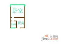 花苑村梅花园1室0厅1卫户型图