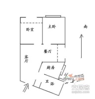 徐汇金桂苑2室2厅1卫99㎡户型图