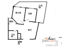 长虹坊2室1厅1卫74㎡户型图