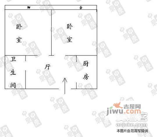 万象园小区2室1厅1卫76㎡户型图