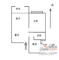 迎春园2室2厅2卫103㎡户型图