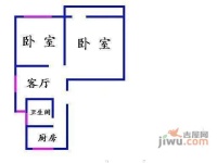 海上名邸2室1厅1卫96㎡户型图