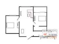 科华公寓2室2厅1卫户型图