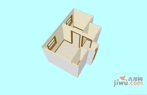百第宜山大楼1室1厅1卫户型图