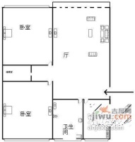 欣嘉苑2室1厅1卫150㎡户型图