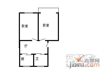 鑫隆花园2室1厅1卫99㎡户型图