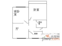 芳草苑2室1厅1卫67㎡户型图